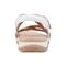Earth Sterling Arch-Support Cushioned Strappy Women's Flat Sandal - Light Natural - 4