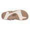 Earth Sterling Arch-Support Cushioned Strappy Women's Flat Sandal - Light Gray - 5