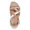 Earth Sterling Arch-Support Cushioned Strappy Women's Flat Sandal - Light Natural - 6