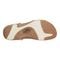 Earth Sterling Arch-Support Cushioned Strappy Women's Flat Sandal - Natural Multi Leather - 6
