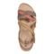 Earth Sterling Arch-Support Cushioned Strappy Women's Flat Sandal - Light Gray - 6