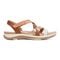 Earth Sterling Arch-Support Cushioned Strappy Women's Flat Sandal - Ivory - 2