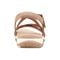 Earth Sterling Arch-Support Cushioned Strappy Women's Flat Sandal - Light Gray - 4