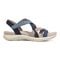 Earth Sterling Arch-Support Cushioned Strappy Women's Flat Sandal - Dark Blue - 2