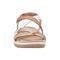 Earth Sterling Arch-Support Cushioned Strappy Women's Flat Sandal - Light Natural - 3