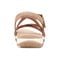 Earth Sterling Arch-Support Cushioned Strappy Women's Flat Sandal - Light Grey Multi Leather - 4