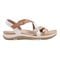 Earth Sterling Arch-Support Cushioned Strappy Women's Flat Sandal - Light Natural - 2