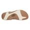 Earth Sterling Arch-Support Cushioned Strappy Women's Flat Sandal - Ivory - 5