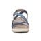 Earth Sterling Arch-Support Cushioned Strappy Women's Flat Sandal - Dark Blue - 3