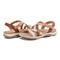 Earth Sterling Arch-Support Cushioned Strappy Women's Flat Sandal - Ivory - 7