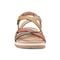 Earth Sterling Arch-Support Cushioned Strappy Women's Flat Sandal - Light Gray - 3