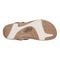 Earth Sterling Arch-Support Cushioned Strappy Women's Flat Sandal - Light Grey Multi Leather - 6
