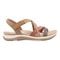 Earth Sterling Arch-Support Cushioned Strappy Women's Flat Sandal - Light Gray - 2