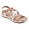 Earth Sterling Arch-Support Cushioned Strappy Women's Flat Sandal - Light Natural - 1
