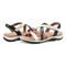 Earth Sterling Arch-Support Cushioned Strappy Women's Flat Sandal - White - 7