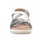 Earth Sterling Arch-Support Cushioned Strappy Women's Flat Sandal - Medium Blue - 3