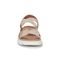 Earth Vernon Strappy Slingback Cushioned Arch Support Women's Casual Flat Sandal - Light Natural - 3