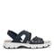 Earth Vernon Strappy Slingback Cushioned Arch Support Women's Casual Flat Sandal - Dark Blue - 1