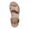 Earth Vernon Strappy Slingback Cushioned Arch Support Women's Casual Flat Sandal - Light Natural - 5