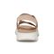 Earth Vernon Strappy Slingback Cushioned Arch Support Women's Casual Flat Sandal - Light Natural - 4