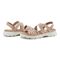 Earth Vernon Strappy Slingback Cushioned Arch Support Women's Casual Flat Sandal - Light Natural - 7