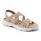 Earth Vernon Strappy Slingback Cushioned Arch Support Women's Casual Flat Sandal - Light Natural - 2