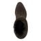 earth Vine Block Heel Almond Toe Casual Boot - Women's Cushioned Boot - Dark Brown - 5