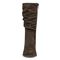 earth Vine Block Heel Almond Toe Casual Boot - Women's Cushioned Boot - Dark Brown - 3