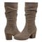 earth Vine Block Heel Almond Toe Casual Boot - Women's Cushioned Boot - Taupe - 7