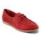 Earth Wishing Almond Toe Slip-on Flat - Cushioned Support Women's Mules & Loafers - Light Red - 2