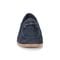Earth Wishing Almond Toe Slip-on Flat - Cushioned Support Women's Mules & Loafers - Dark Blue - 3
