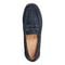 Earth Wishing Almond Toe Slip-on Flat - Cushioned Support Women's Mules & Loafers - Dark Blue - 5