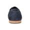 Earth Wishing Almond Toe Slip-on Flat - Cushioned Support Women's Mules & Loafers - Dark Blue - 4