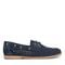 Earth Wishing Almond Toe Slip-on Flat - Cushioned Support Women's Mules & Loafers - Dark Blue - 1