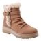 Earth Yara Waterproof Suede Lug-Sole Cushioned Support Women's Ankle Boot - Medium Natural Suede - 2
