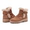 Earth Yara Waterproof Suede Lug-Sole Cushioned Support Women's Ankle Boot - Medium Natural Suede - 7