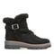 Earth Yara Waterproof Suede Lug-Sole Cushioned Support Women's Ankle Boot - Black Suede - 1
