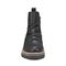 earth Yonder Waterproof Ruched Lug Sole Cushioned Women's Casual Boot - Black Leather - 3