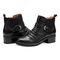 Earth Zane Suede Ruched Booties Cushioned Support Women's Booties - All Black - 7