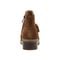Earth Zane Suede Ruched Booties Cushioned Support Women's Booties - Medium Brown - 4
