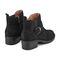 Earth Zane Suede Ruched Booties Cushioned Support Women's Booties - Black Suede - 3