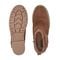 Earth Zane Suede Ruched Booties Cushioned Support Women's Booties - Brown Suede - 5