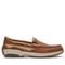 Dunham Captain Venetian Boat Cushioned Memory-Foam Arch Support Men's Boat Shoe - Tan Leather - 1