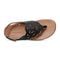 Rockport Ridge Slingback Cushioned Arch Support Women's Sandal - Black - 4