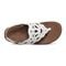 Rockport Ridge Slingback Cushioned Arch Support Women's Sandal - White Lthr Synthetic - 5