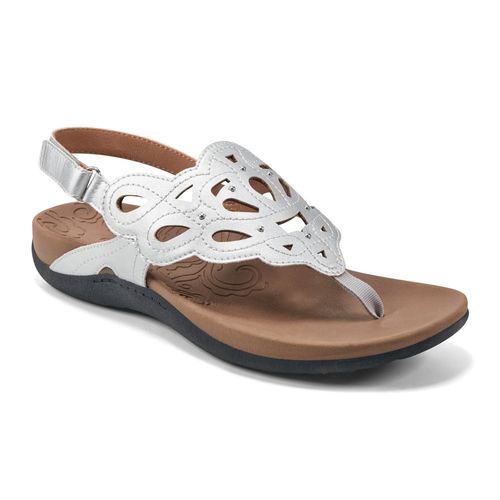 Rockport Ridge Slingback Cushioned Arch Support Women's Sandal - Silver - 2