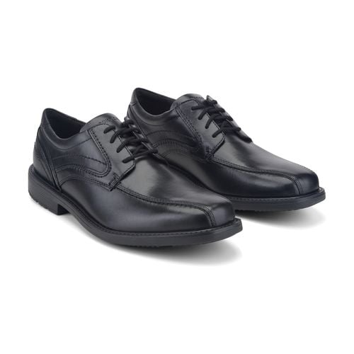 Rockport Men's Style Leader 2 Bike Toe Oxford - Black Leather - 2