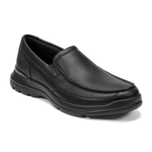 Rockport Men's Junction Point Slip-Ons - Black Leather - 2