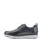 Rockport Canton Cushioned Orthotic-Friendly Men's Casual Oxford - Black Leather - 4