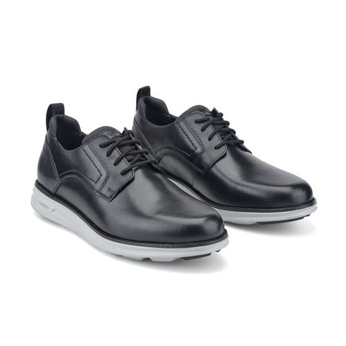 Rockport Canton Cushioned Orthotic-Friendly Men's Casual Oxford - Black Leather - 2